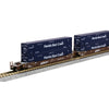 Kato 106-6181 N MAXI-IV BNSF No.254007 3pc Set with FEC Containers