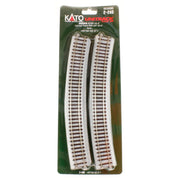 Kato 2-240 HO Unitrack Curved Track 730mm Radius 22.5 Degrees 4 Pack