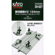 Kato 20-027 N Unitrack Railroad Crossing 124mm