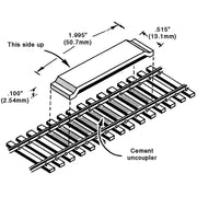 Kadee No.322 HO Scale Between-the-Rails Code 83 Delayed-Action Magnetic Uncoupler