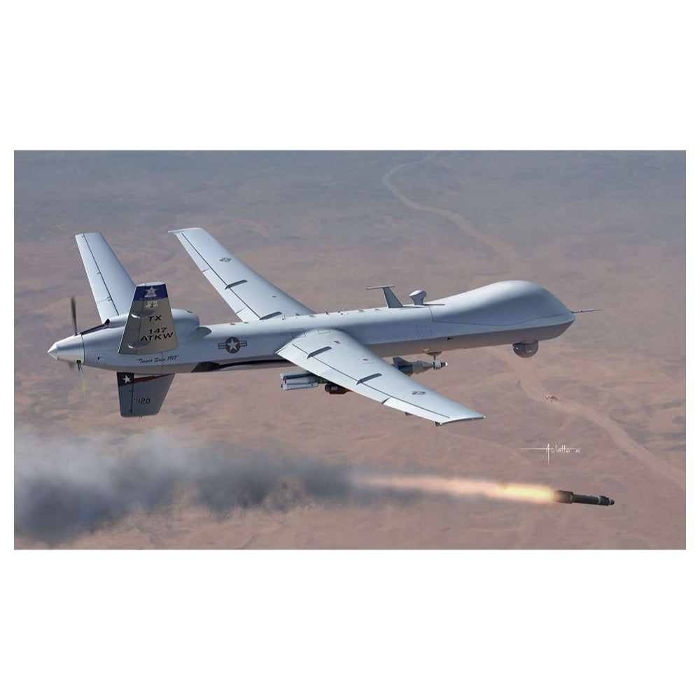 Kinetic 48067 1/48 MQ-9 Reaper Unmanned Aerial Vehicle – Metro Hobbies