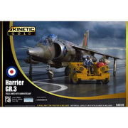 Kinetic 48139 1/48 Harrier GR3 Falklands 40th Anniversary includes Royal Navy Tow Tractor