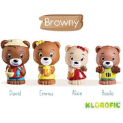 Klorofil 700300 Browny Family 4 pack
