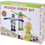 Kid Made Modern 530 Wooden Robots Kit