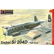 KP Models 0053 1/72 Siebel Si 204D Tall Fins