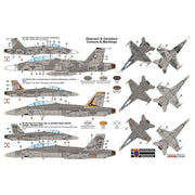 KP Models 0164 1/72 F-18B Hornet Plastic Model Kit