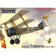 KP Models 0181 1/72 Sopwith Triplane Black Flight Plastic Model Kit