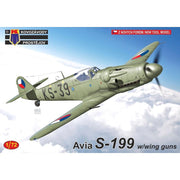 KP Models 0218 1/72 Avia S-199 with Wing Guns Plastic Model Kit
