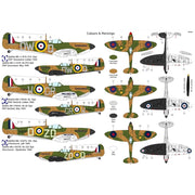 KP Models 0263 1/72 Supermarine Spitfire Mk.IA Black And White