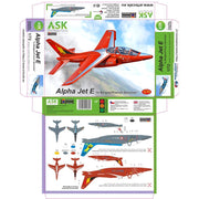 KP Models 0289 1/72 Alpha Jet E in Belgian/French Services