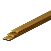 K&S Metals 9843 Brass Strip 1.0mm Thick x 6mm wide x 300mm Long 3pc