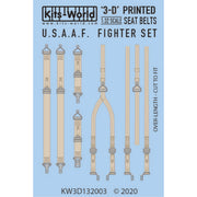 Kits World 32003 1/32 USAAF Fighter Seat Belt Set Decals