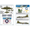 Kits-World 132090 1/32 Boeing B-17F-125-BO Flying Fortress 42-30836 Dragon Decal Set