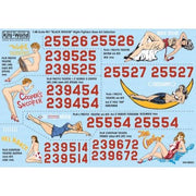 Kits World 148003 1/48 Northrop P-61A / P-61B Black Widow Decal Set