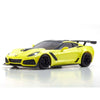 Kyosho 32334Y Chevrolet Corvette ZR1 Racing Yellow with LED Mini-Z RWD Series Readyset