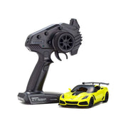 Kyosho 32334Y Chevrolet Corvette ZR1 Racing Yellow with LED Mini-Z RWD Series Readyset