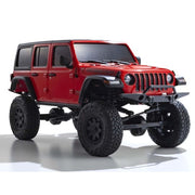 Kyosho 32521R 1/24 Mini-Z 4x4 MX-01 Jeep Wrangler Unlimited Rubicon Firecracker Red