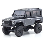 Kyosho 32526GM 1/24 Mini-Z 4x4 MX-01 Readyset Land Rover Defender RC Car Grey