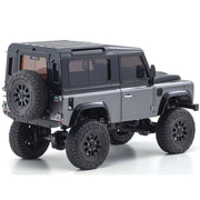 Kyosho 32526GM 1/24 Mini-Z 4x4 MX-01 Readyset Land Rover Defender RC Car Grey