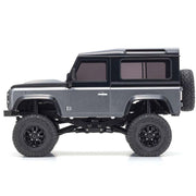 Kyosho 32526GM 1/24 Mini-Z 4x4 MX-01 Readyset Land Rover Defender RC Car Grey