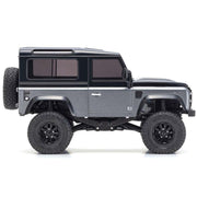 Kyosho 32526GM 1/24 Mini-Z 4x4 MX-01 Readyset Land Rover Defender RC Car Grey