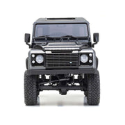 Kyosho 32526GM 1/24 Mini-Z 4x4 MX-01 Readyset Land Rover Defender RC Car Grey