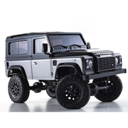 Kyosho 32526GM 1/24 Mini-Z 4x4 MX-01 Readyset Land Rover Defender RC Car Grey