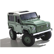 Kyosho 32527GR 1/24 Mini-Z 4x4 MX-01 Readyset Land Rover Defender RC Car Green