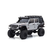 Kyosho 32528S Mini-Z 4x4 MX-01 Readyset Jeep Wrangler Unlimited Rubicon Silver