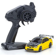 Kyosho 326620MY 1/24 Mini-Z AWD MA-020 Readyset Impreza with Aero Kit and CFRP Hood Metallic Yellow