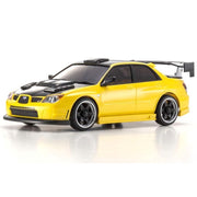 Kyosho 326620MY 1/24 Mini-Z AWD MA-020 Readyset Impreza with Aero Kit and CFRP Hood Metallic Yellow
