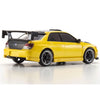Kyosho 326620MY 1/24 Mini-Z AWD MA-020 Readyset Impreza with Aero Kit and CFRP Hood Metallic Yellow