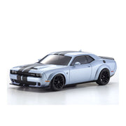 Kyosho 32621S Mini-Z AWD MA-020 Readyset Dodge Challenger SRT Hellcat Redeye RC Car Silver