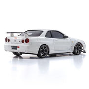 Kyosho 32629W Mini-Z AWD MA-020 Readyset Nissan Skyline R34 GT-R V Spec II Nur White