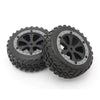 Kyosho EZTH002GY Tyre and Wheel Set Sand Master Grey