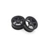 Kyosho FAH705BK 5-Spoke Racing Wheel Black 2pc