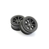 Kyosho FAH706BK 8-Spoke Watanabe Wheel Metallic Black 2pc