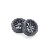 Kyosho FATH701BKM Premounted TC Tyre M 2pc
