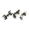 Kyosho IFW436 Aluminium Front Hub Carrier Set 16¬è¬∞ Gunmetal MP9