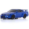 Kyosho MZP460MB 1/24 ASC MA-020 Nissan Skyline GT-R V.specIINur R34 Metallic Blue Body Shell Only
