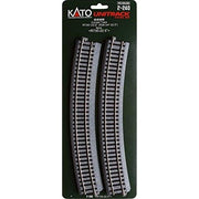 Kato 2-240 HO Unitrack Curved Track 730mm Radius 22.5 Degrees 4 Pack