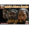 Linear-A LA037 1/72 Neanderthal Vs Denisovan Vs Homo Sapiens Set