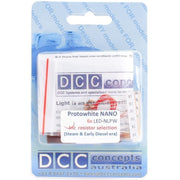 DCC Concepts LED-NLPW NANOlight LEDs Prototype White 6 Pack with Resistors