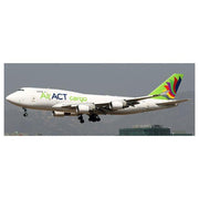 JC Wings LH4RUN245A 1/400 Air ACT Boeing 747 400 BDSF TC-ACG Flaps Down