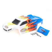 Losi LOS210014 Body, Blue and White, Mini T 2.0