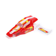 Losi LOS210026 Body and Wing Red Mini JRX2