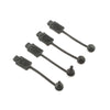 Losi LOS230072 Body Clip Leash 4pc