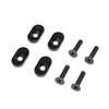Losi LOS232138 20T Engine Mount Insert and Screws Black 4pc DBXL 2.0