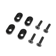 Losi LOS232138 20T Engine Mount Insert and Screws Black 4pc DBXL 2.0