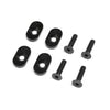 Losi LOS232139 21T Engine Mount Insert and Screws Black 4pc DBXL 2.0